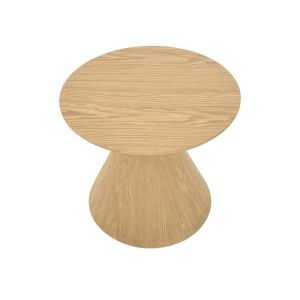 Donda coffee table made of Mdf in Sonoma color, dimensions 80x45 cm
