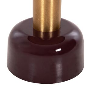Холна маса Erode Hm4242,06 метална емайл лак и златен D50,5x52,5hcm