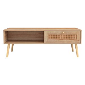 Холна маса Finian-colm меламинов ратан Hm9224,11 в естествен цвят 110x59x39,5hcm