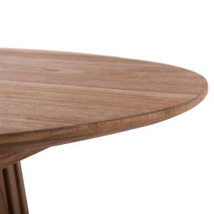 Холна маса Frantz масивно дърво минди Hm9387,11 в натурален цвят D80x45hcm