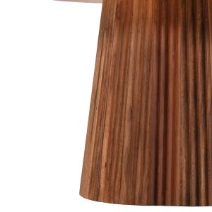 Холна маса Groot Hm9697 акация масив в натурален цвят D80x48hcm