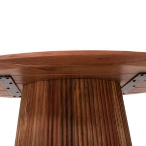 Холна маса Groot Hm9697 акация масив в натурален цвят D80x48hcm