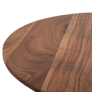 Холна маса Groot Hm9698 от акация масив в натурален цвят D45x44hcm