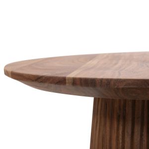 Холна маса Groot Hm9698 от акация масив в натурален цвят D45x44hcm