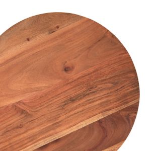 Холна маса Groot Hm9698 от акация масив в натурален цвят D45x44hcm