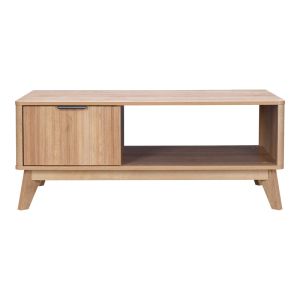 Coffee table Hamea made of Mdf in natural color 110x55.2x45cm