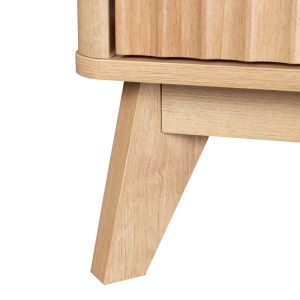 Coffee table Hamea made of Mdf in natural color 110x55.2x45cm
