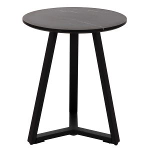 Холна маса Hm9587,01 Mdf с черен плот имитация на мрамор D45x55hcm