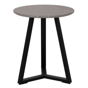 Холна маса Hm9587,02 Mdf със сив плот с мраморен ефект D45x55hcm