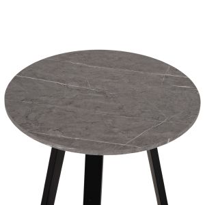 Холна маса Hm9587,02 Mdf със сив плот с мраморен ефект D45x55hcm