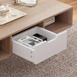 Холна маса Krener Hm9877,04 меламин в Sonama бял-масивни борови крака 104х50х42hcm