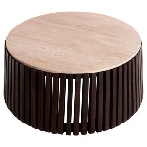 Холна маса Krest Hm9711 от акация масив D90x40hcm