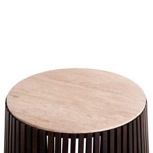 Холна маса Krest Hm9711 от акация масив D90x40hcm