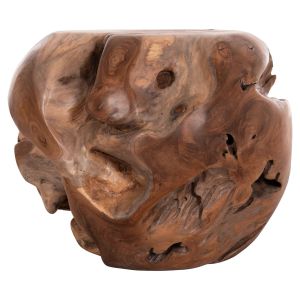 Холна маса Loggy Hm18295 масивно тиково дърво - естествен цвят 50x50x50hcm.