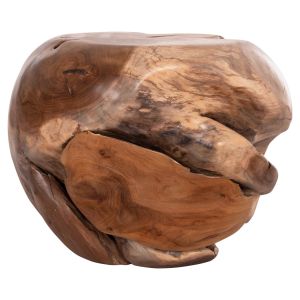 Холна маса Loggy Hm18295 масивно тиково дърво - естествен цвят 50x50x50hcm.