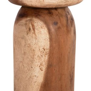 Холна маса Loki Hm9899.11 масивна дървесина суар в естествен цвят Φ30x50всм.