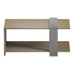 Masasi coffee table in sonoma-cement gray color 80x50x35cm