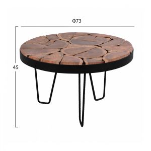 Холна маса Naturally Hm8366,11 с плот от масивно дърво