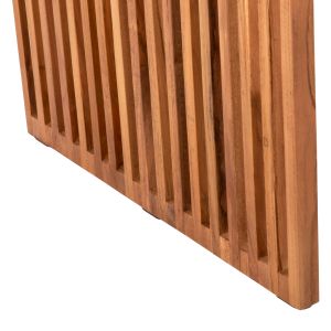 Холна маса Niya Hm9568 от масивно тикова дървно в натурален цвят 100x50x45hcm