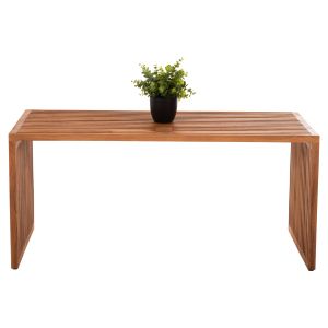Холна маса Niya Hm9568 от масивно тикова дървно в натурален цвят 100x50x45hcm