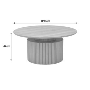 Coffee table Opols Mdf in natural color �90x42cm