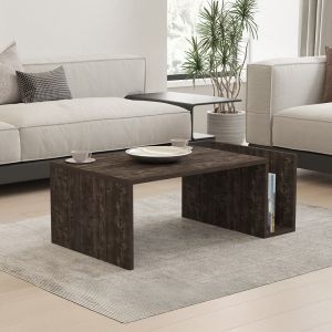 Coffee table Poko in dark walnut 86.8x50x32.4cm