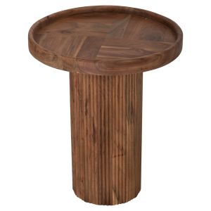Холна маса Rajjeh Hm9692 акация масив в натурален цвят D50x60hcm