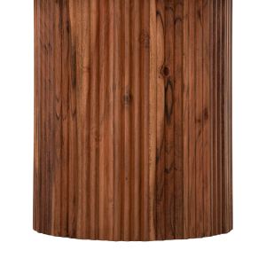 Холна маса Rajjeh Hm9693 акация масив в натурален цвят D60x45hcm