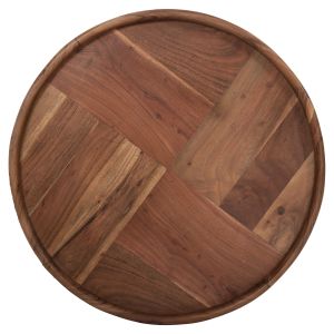 Холна маса Rajjeh Hm9693 акация масив в натурален цвят D60x45hcm