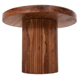 Холна маса Rajjeh Hm9693 акация масив в натурален цвят D60x45hcm