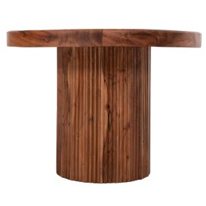 Холна маса Rajjeh Hm9693 акация масив в натурален цвят D60x45hcm
