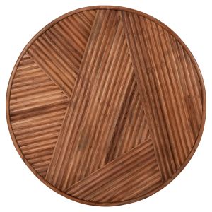 Холна маса Ranne Hm9694 акация масив в натурален цвят D80x38hcm