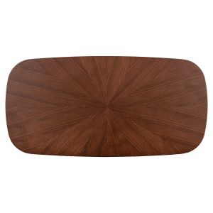 Холна маса Riner Hm9737 Mdf цвят орех 120x60x45hcm
