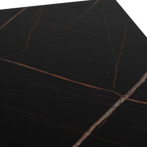 Холна маса Saffron дизайн черен мрамор Hm8975,13