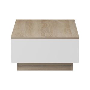 Winey coffee table in sonoma-white color 90x60x31.5cm