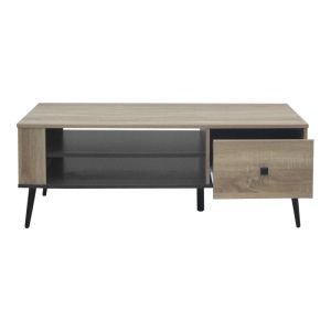 Coffee table Zezan in Sonoma-dark gray 120x51x44.5cm