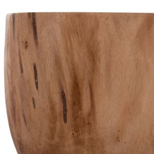 Холна маса кръгла Pompu Hm9794.11 масивно суарово дърво в естествен цвят Φ60x35hcm.