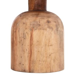 Холна маса кръгла Pumbe Hm9891.11 масивно дърво Suar в естествен цвят Φ40x50hcm.