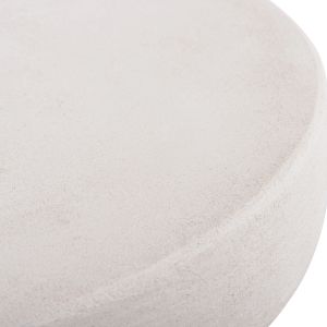 Холна маса кръгла серия Santorini Hm18051 мдф в бял цвят Φ60x42.5hcm.