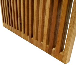 Холна маса марлин от тиково дърво в естествен нюанс 100x50x45 см