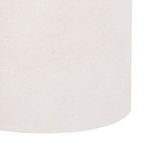 Coffee table oval series Santorini Hm18054 Mdf in musky white color 54x54.5x40hcm.