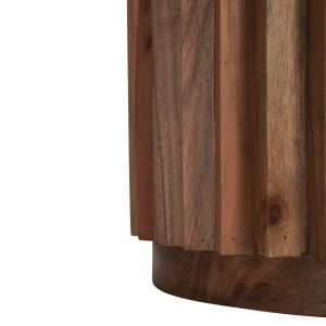 Холна помощна маса Sedge Naturally тропическа акация масив в натурален цвят D40x50hcm Hm9696