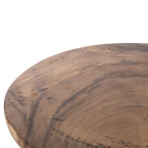 Холна/помощна маса Pumbe Hm9892 от масивно дърво суар D39,5x40hcm