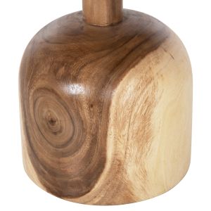 Холна/помощна маса Pumbe Hm9892 от масивно дърво суар D39,5x40hcm