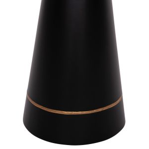 Холни маси 2бр Balli Hm9996 кръгли метални в черно и медно D50 &amp; D40 Cm