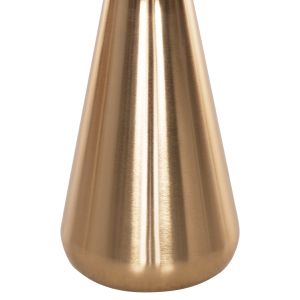 Холни маси 2бр Oluf μμ9921 плот черен емайл лак и медна основа D50xd41cm