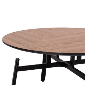 Холни маси 2бр. комплект Norton Hm21088 Mdf-метал Φ80cm Φ45cm