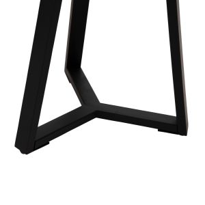 Холни маси 2бр. комплект Rocket Hm21090 Mdf в цвят черен мрамор Φ80cm &amp; Φ45cm