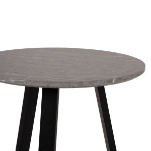 Холни маси 2бр. комплект Rocket Hm21090.01 Mdf в цвят сив мрамор Φ80cm &amp; Φ45cm