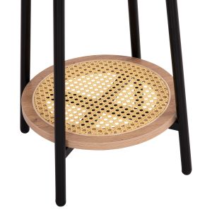 Холни маси 2бр. комплект Sewell Hm21087 мдф-метал-синтетичен ратан Φ80cm Φ45cm